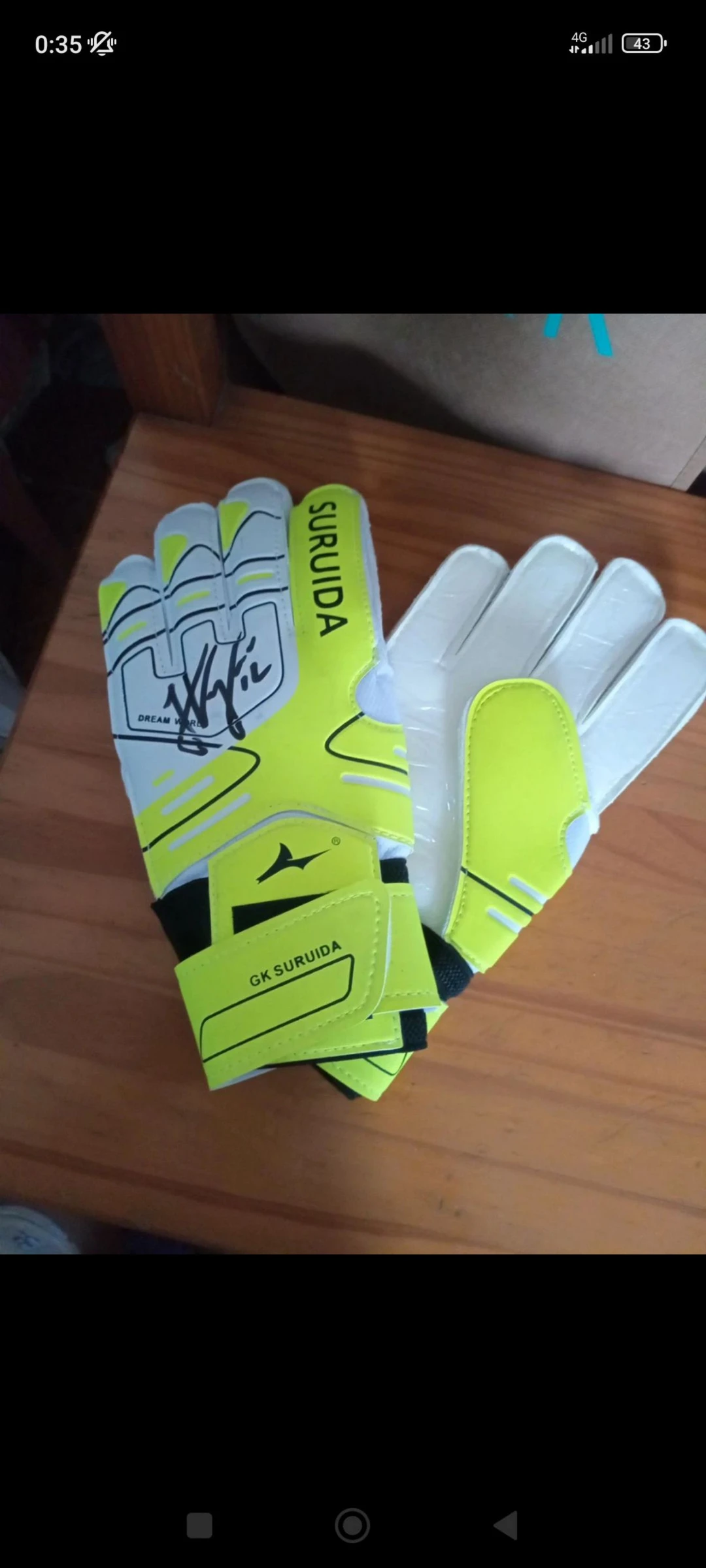 Luvas guarda redes Autografadas Sporting  – photo 4